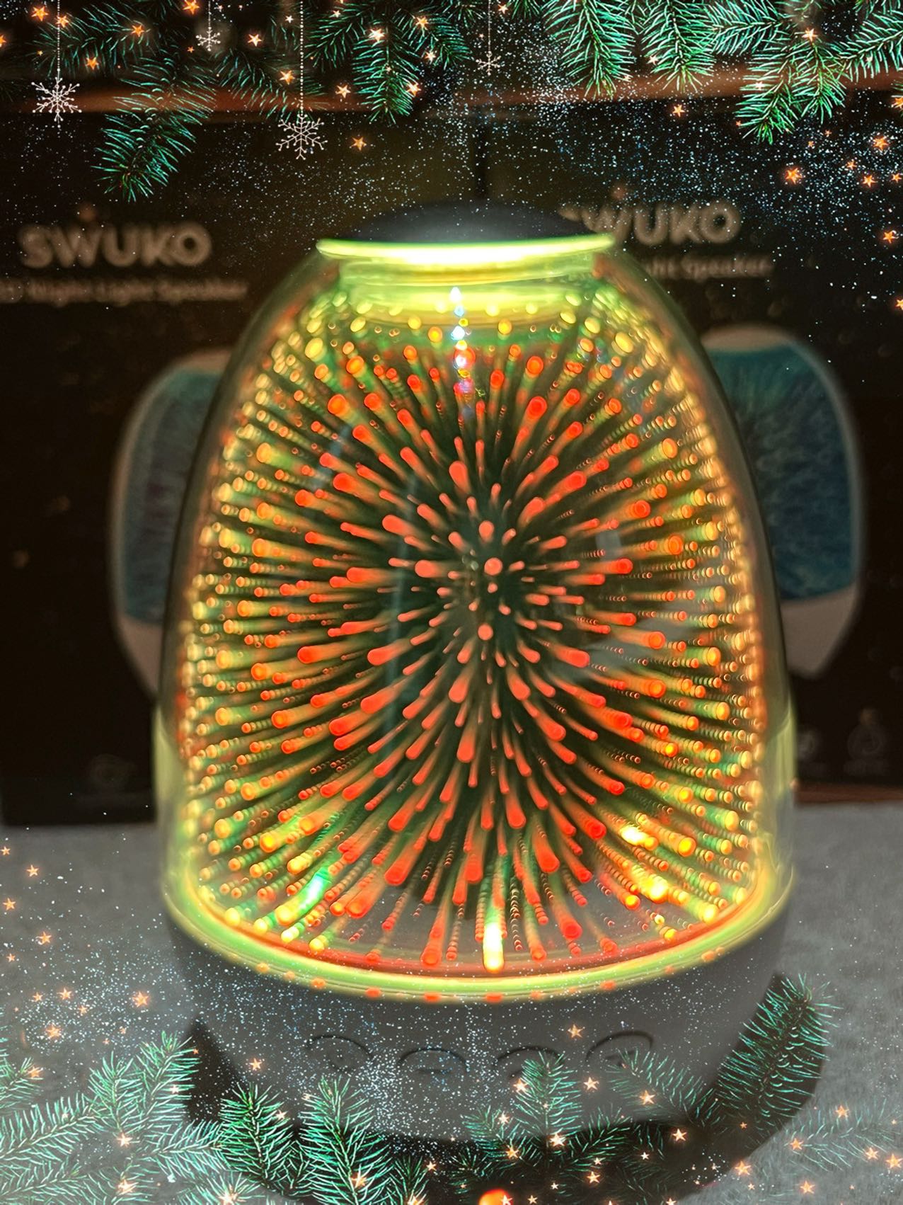 3D夜光燈無線迷你音箱