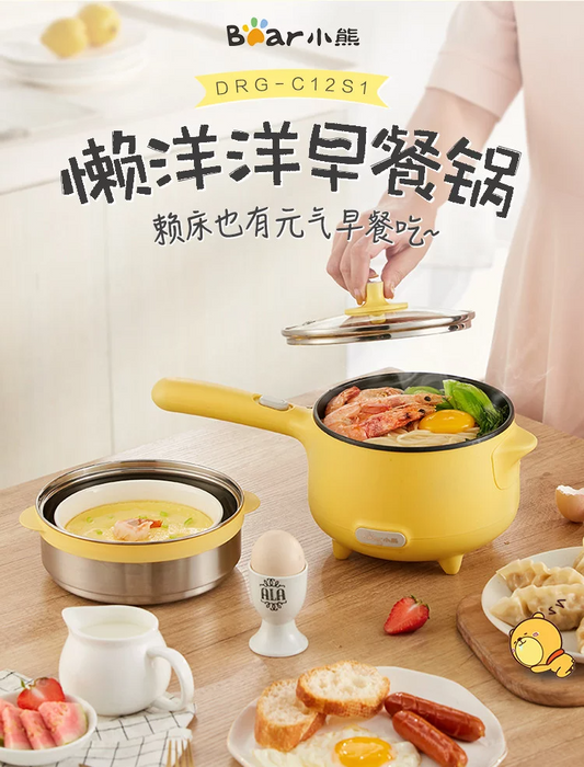 小熊多用途小电锅(配送蒸笼)1.5L