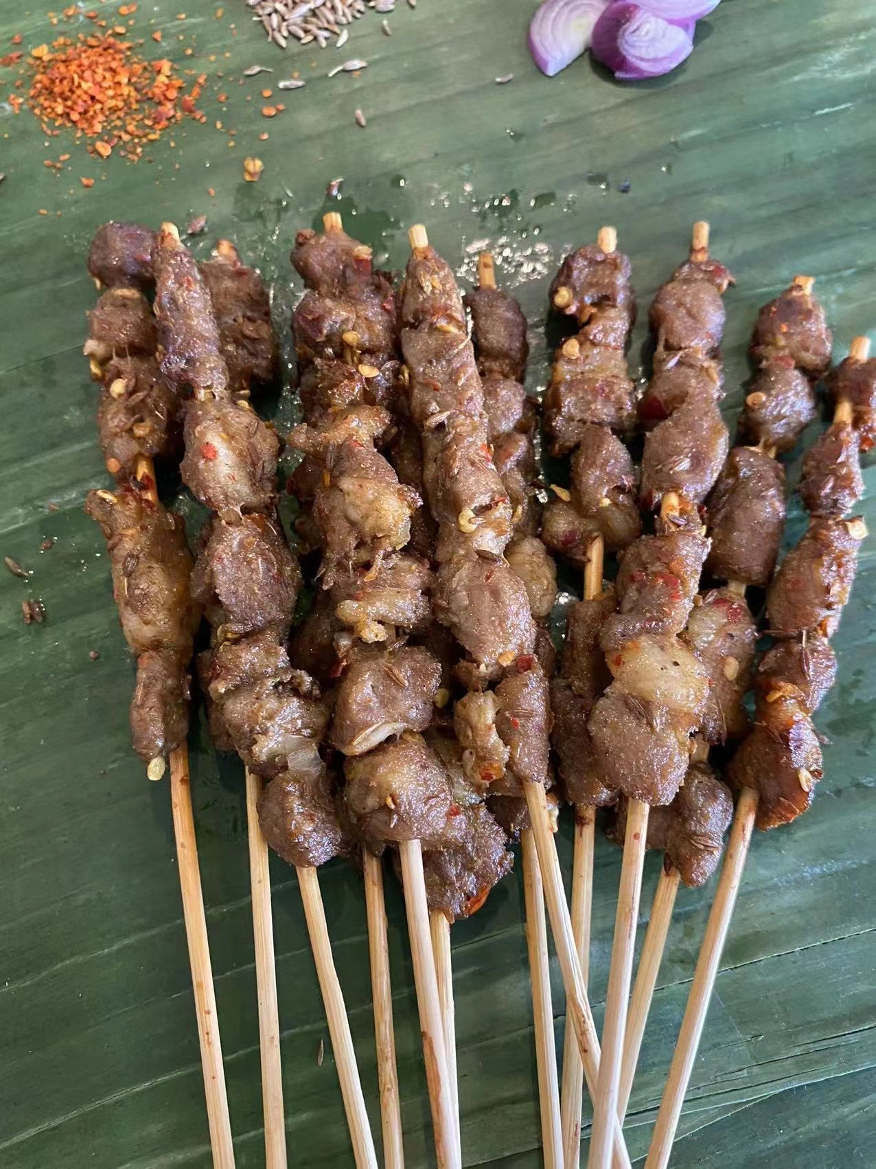 手工串燒孜然羊肉 Cumin Lamb Skewer